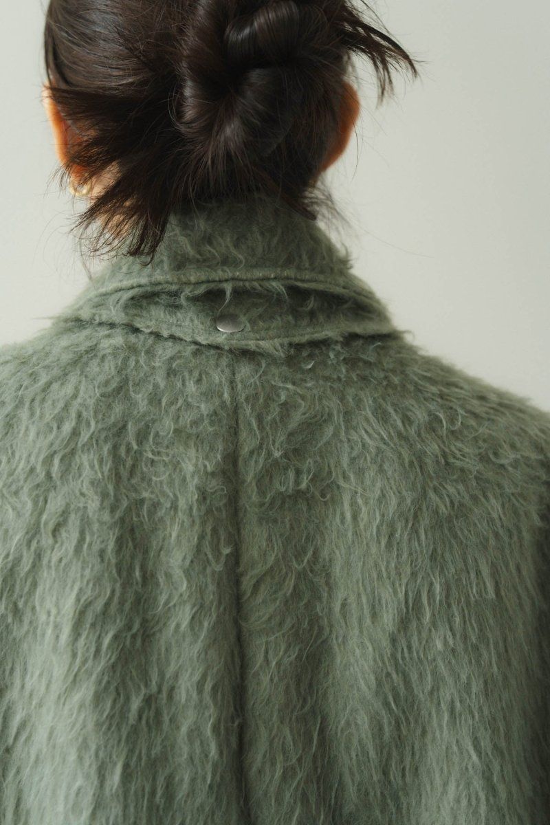 Knuth Marf - 2way accent collar long coat / アクセントカラー