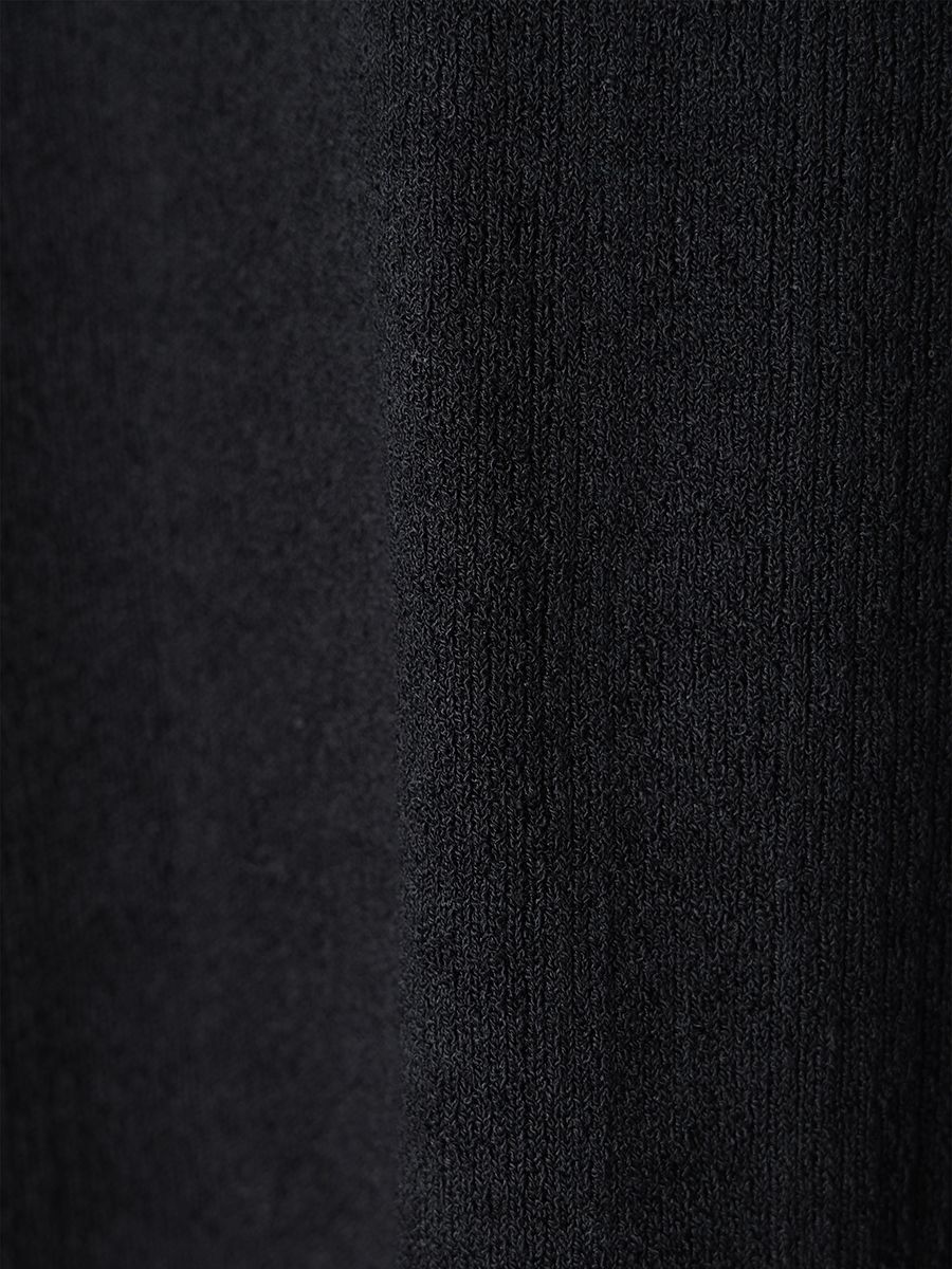 【25SS】SLAB RIB TANK SET DRESS / スラブリブ タンクセットドレス (ブラック)