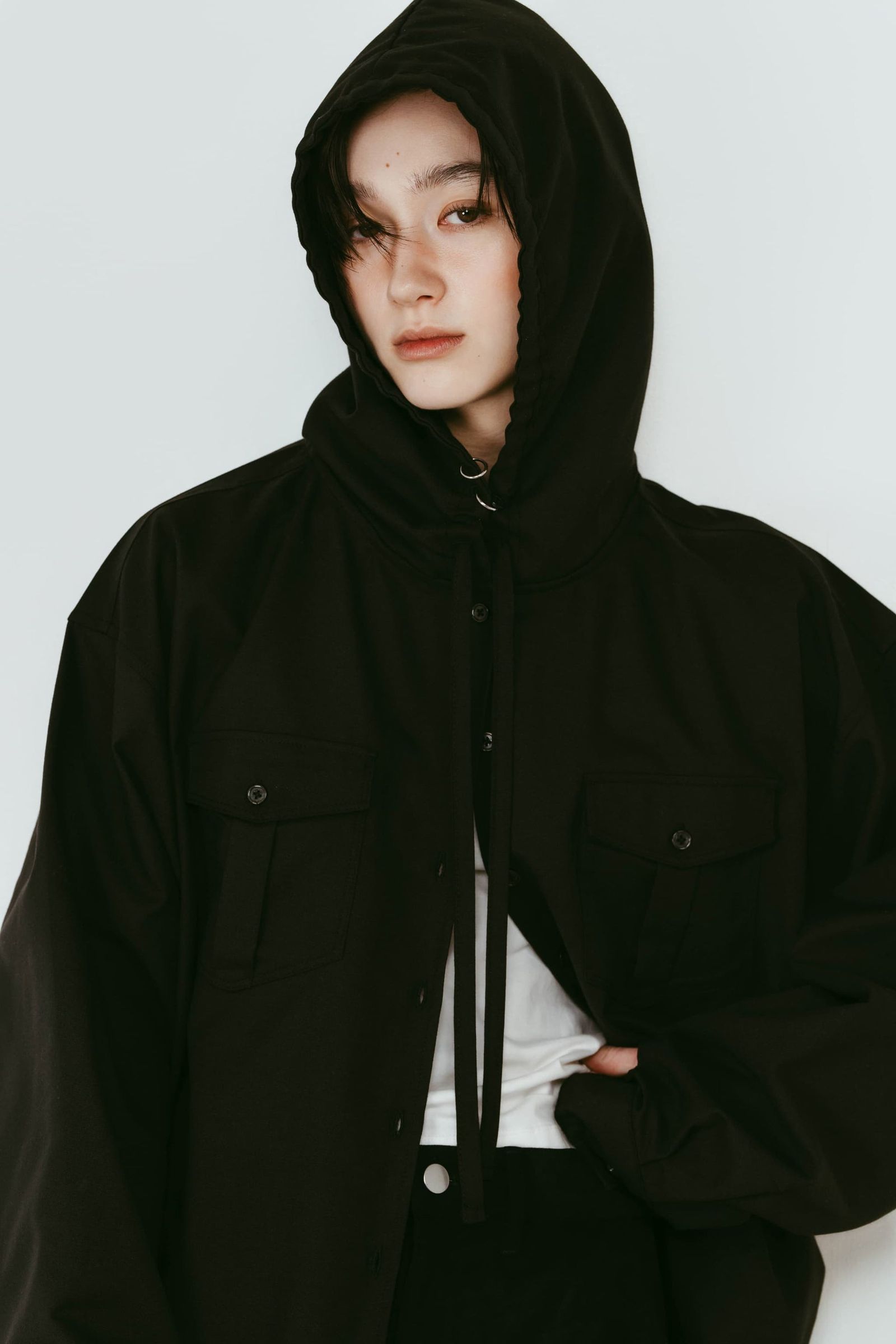UVプロテクション フーディ (ブラック) UV protection hoodie(unisex) (Black) /  26SS
