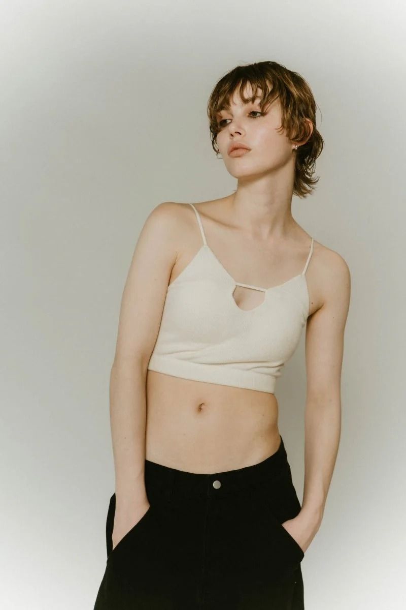 Knuth Marf - front design bra top / フロントデザインブラ