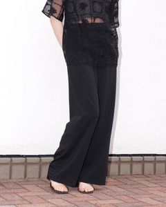 カットラフパンツ (ブラック) Cut Rough Pants (Black) / 26SS
