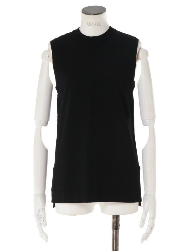 BASIC KNIT TT / ベーシックニットタンクトップ (ブラック)
