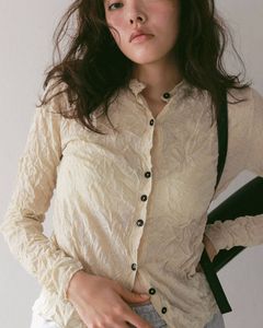 ウォッシャーニットカーディガン (クリーム) Washer Knit Cardigan (Cream) / 27SS