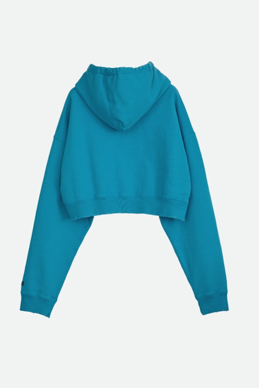 NOUNLESS SHORT HOODIE TOPS (BLUE) / ショートフーディトップス ブルー