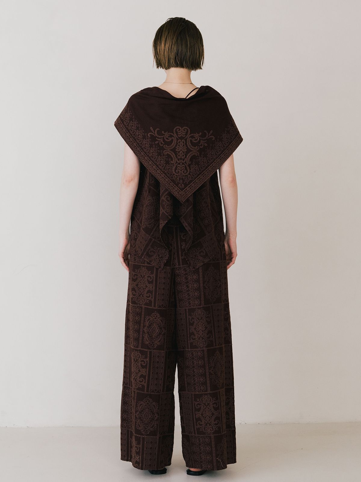 CREDONA - 【25SS】CUTWORK LACE PANTS / カットワーク レース