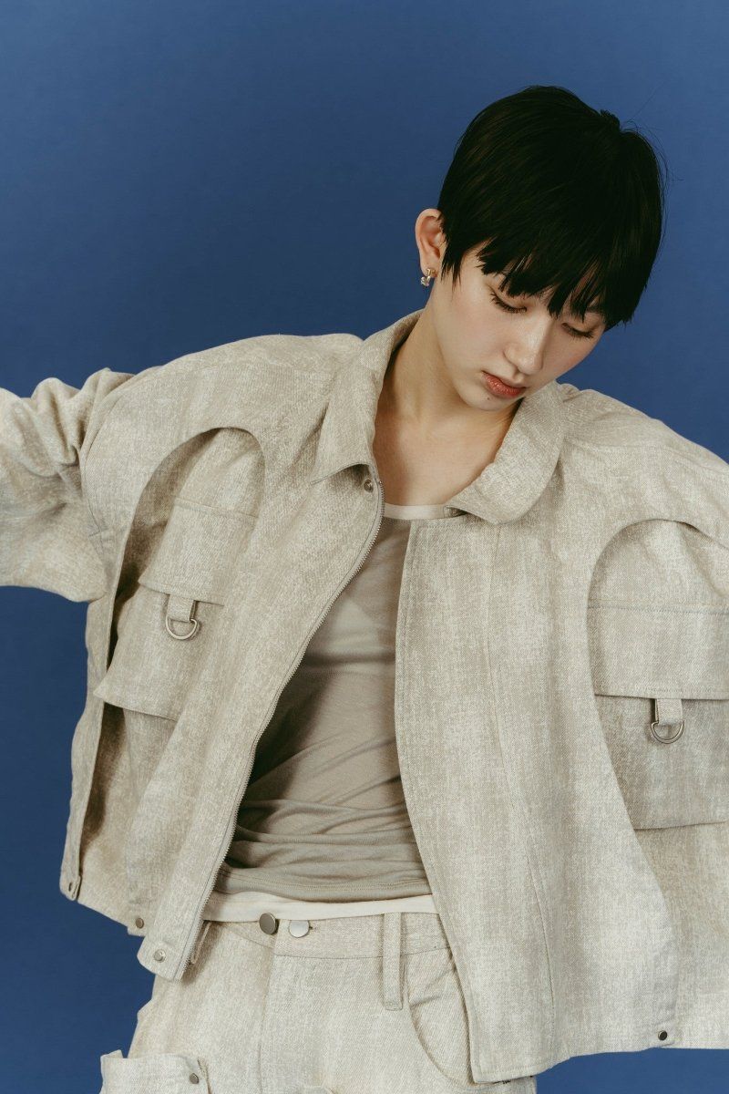 rounded pocket jacket(unisex) (Greige) / ラウンドポケットジャケット (グレージュ) / 26SS