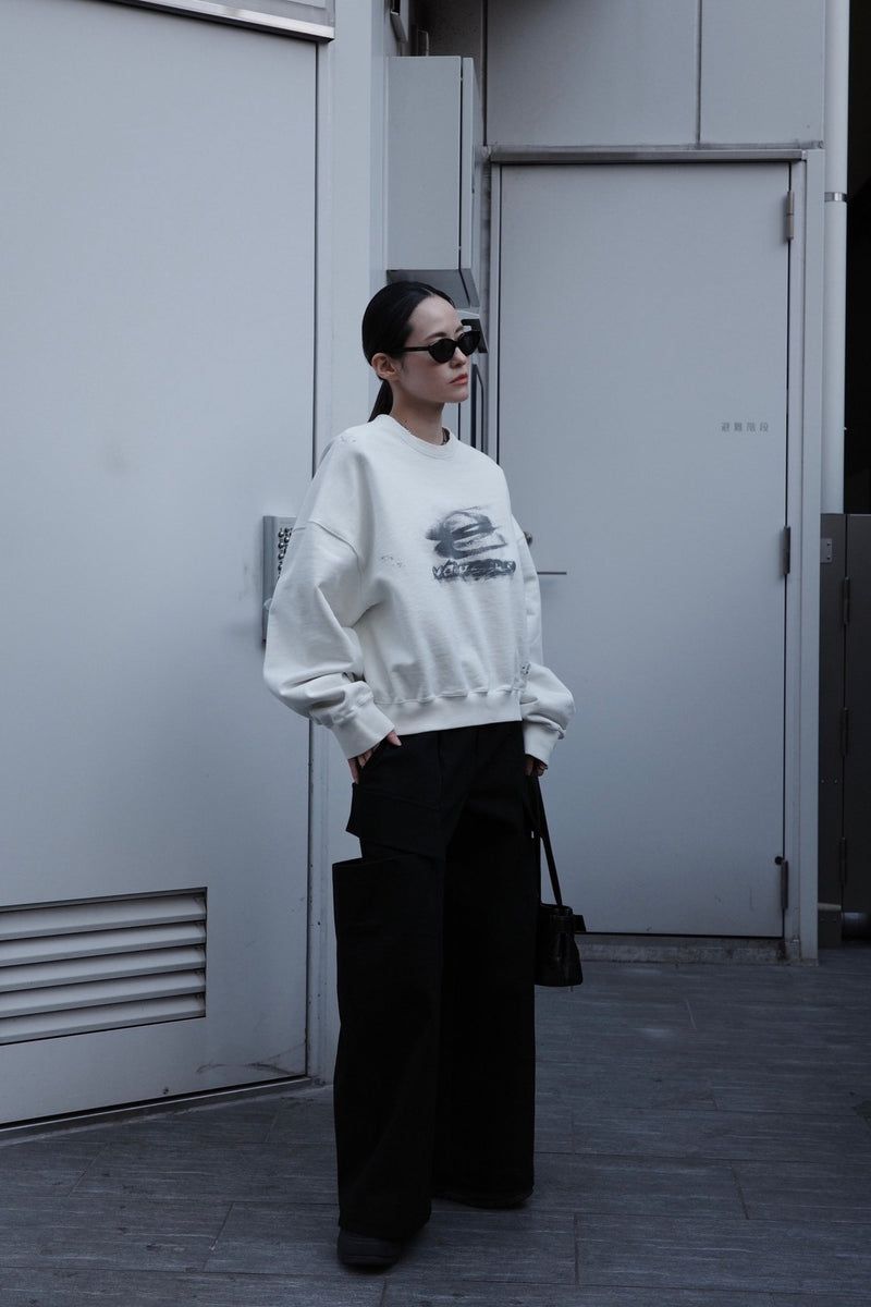 グラフィック スウェット (ホワイト) Graphic sweat (White)