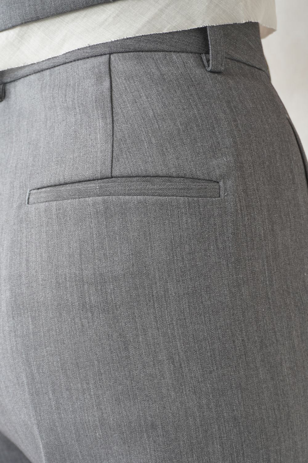 Tuck Twill Pants / タックツイルパンツ (チャコールグレー)