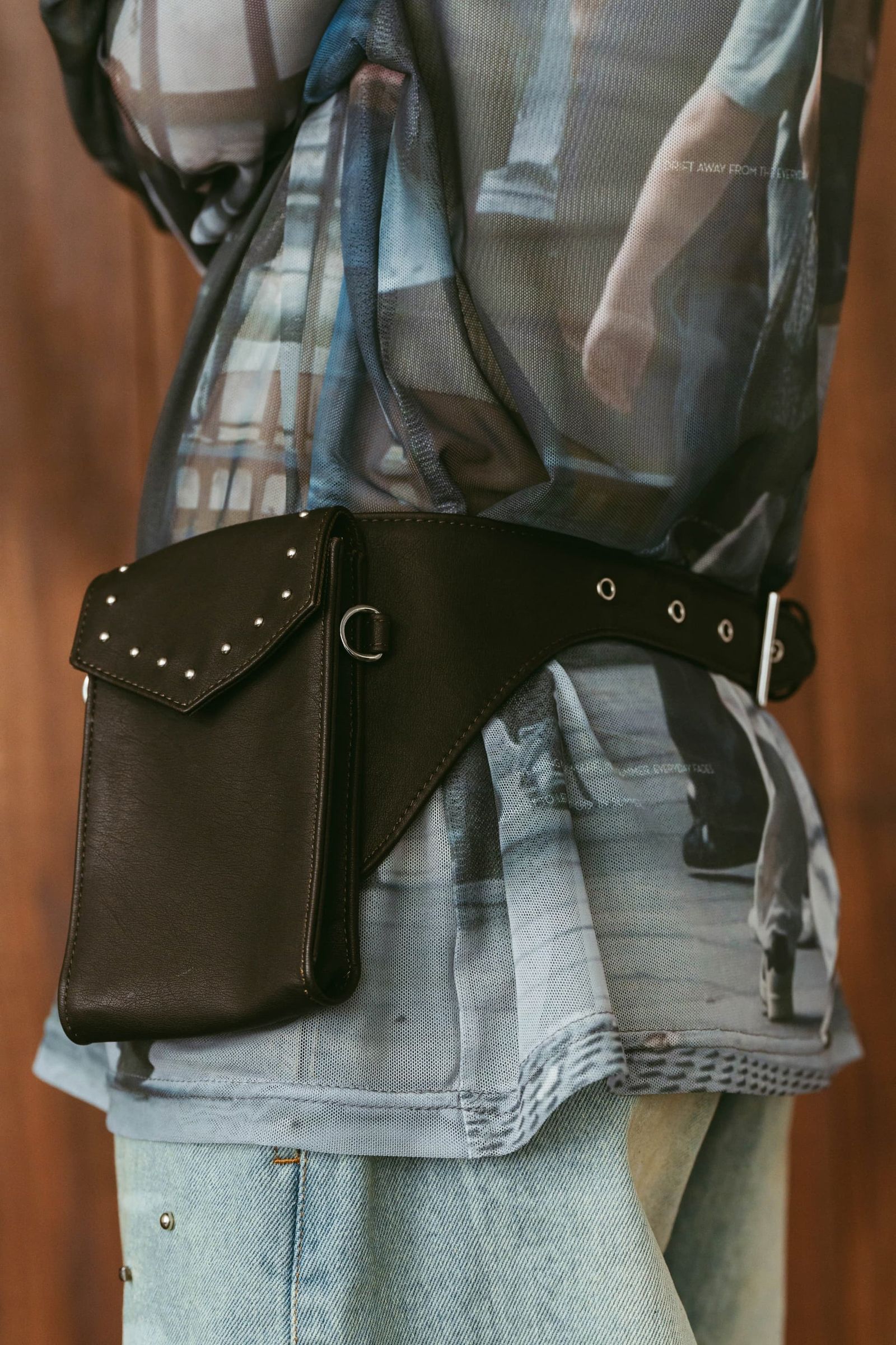 ユーティリティ ベルトバッグ (ブラウン) utility belt bag (Brown) /  26SS