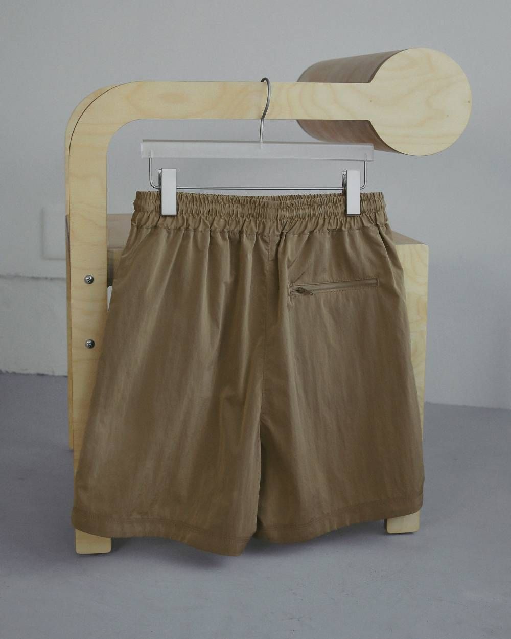 ナイロンハーフパンツ (ベージュ) Nylon Half Pants (Beige) / 27SS