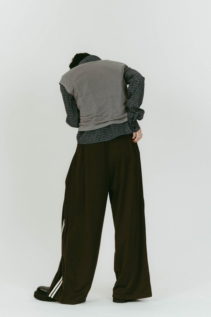 2-piece layered compact shirt (NavyGray) / 2ピース レイヤードコンパクトシャツ (ネイビーグレー) / 26SS