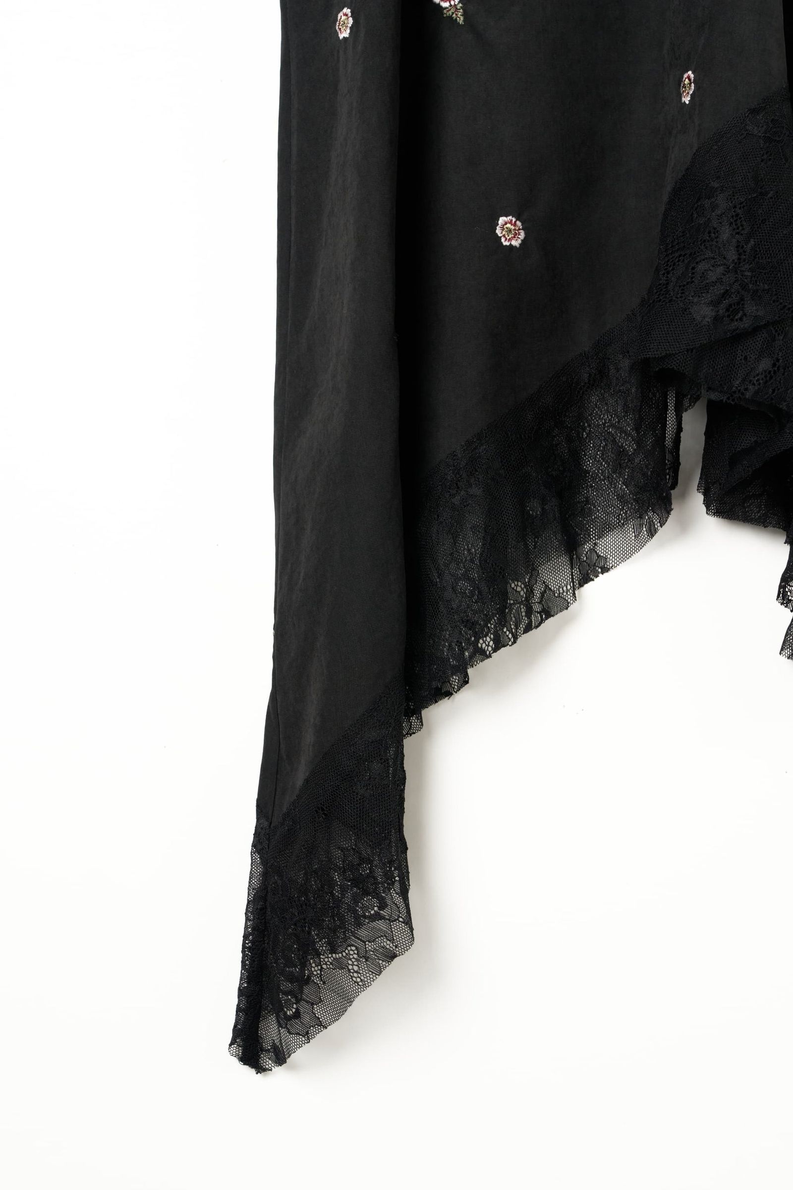 レースキャミソールドレス (ブラック) lace cami dress (Black) / 26AW