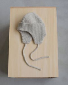 リブニット フライトキャップ (ベージュ) Ribknit Flight Cap (Beige) / 26AW 【6月29日まで期間限定予約】  ànuke
