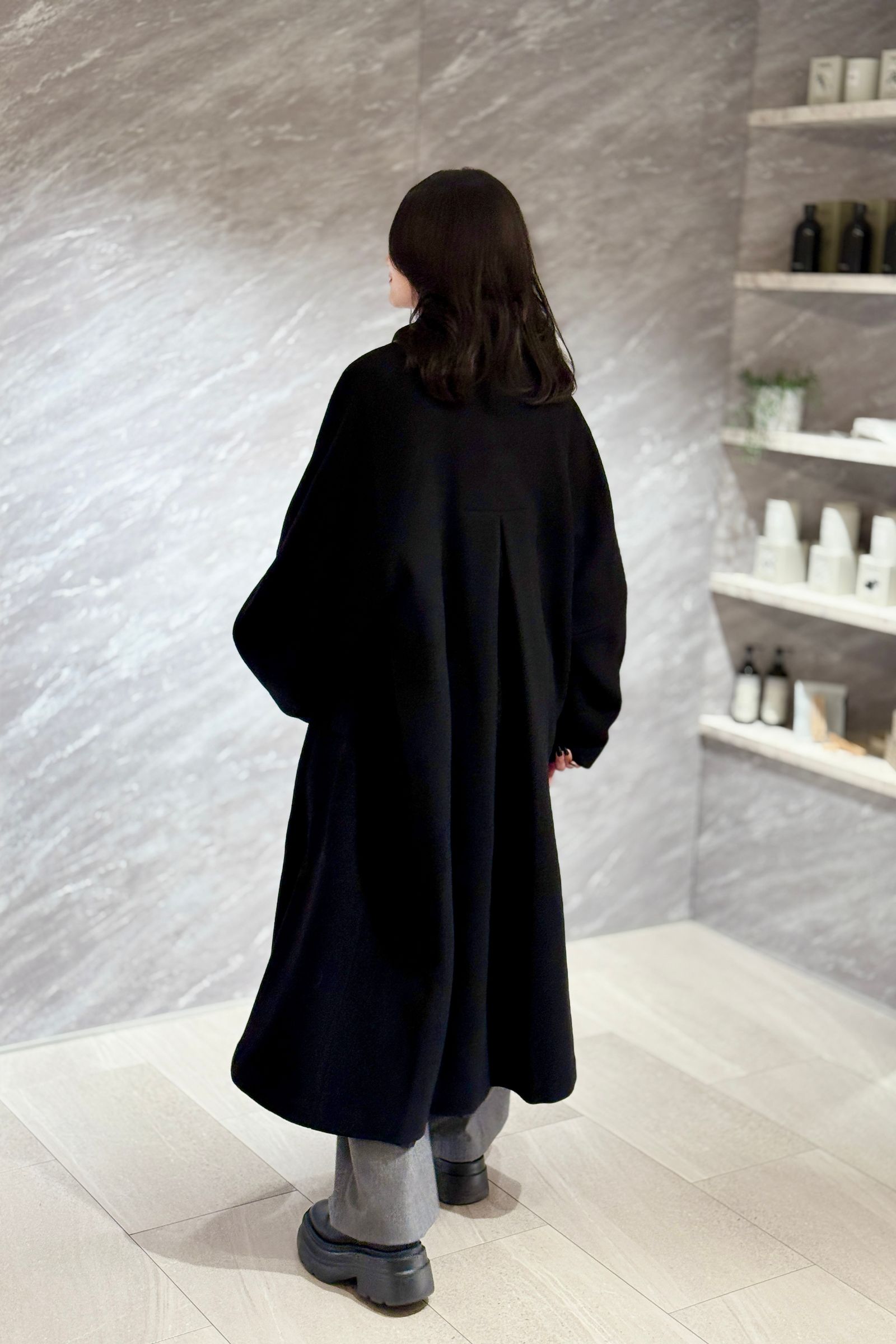 Cuff pierce coat / カフピアス コート (ブラック)