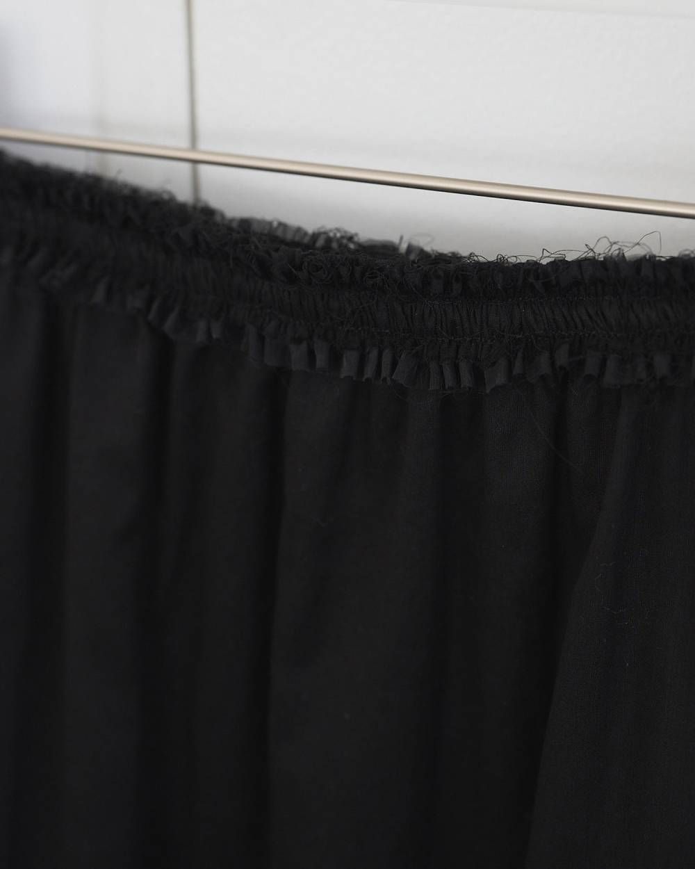 ティアード ペンシルスカート (ブラック) Tiered Pencil Skirt (Black) / 26SS