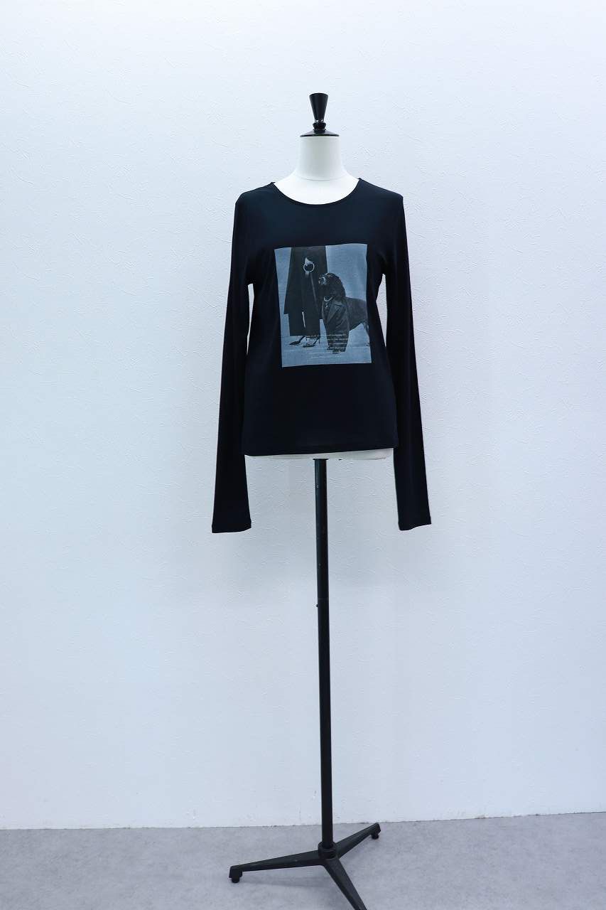 シアーフォトコンパクトロンT (ブラック) Sheer Photo Compact Long-Sleeve Tee (Black) / 26AW