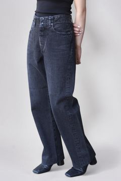 STRAIGHT JEAN TROUSERS / ストレートデニムトラウザー (ブラック) / ユニセックス