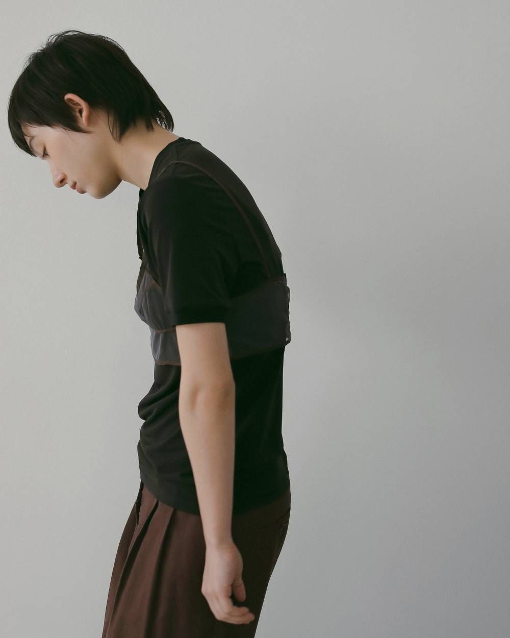 Compact Ringer T-Shirts (Black) / コンパクトリンガー Tシャツ (ブラック) / 26SS