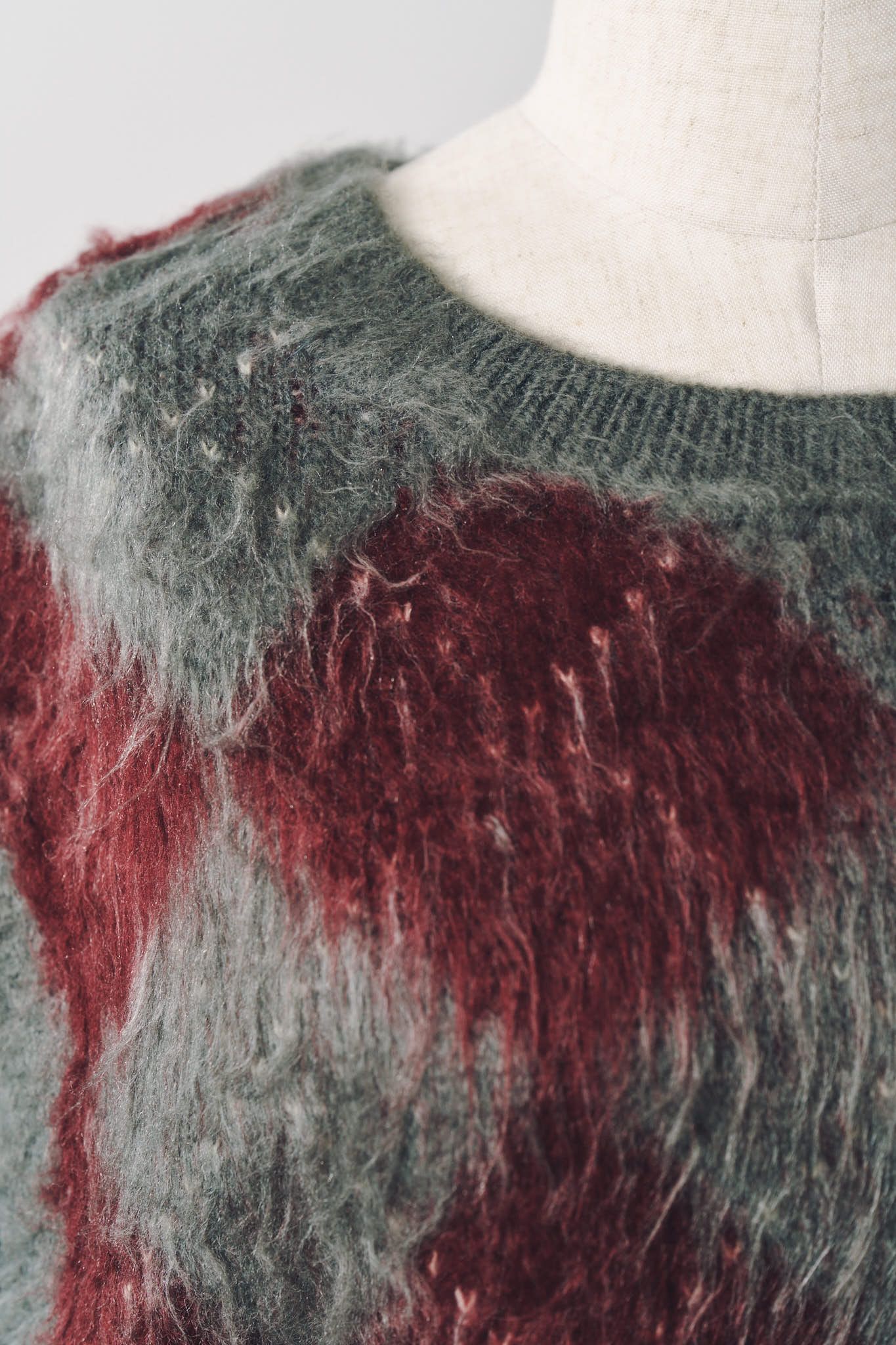 アーガイルニットベスト (レッド) argyle knit vest (Red) / 26AW