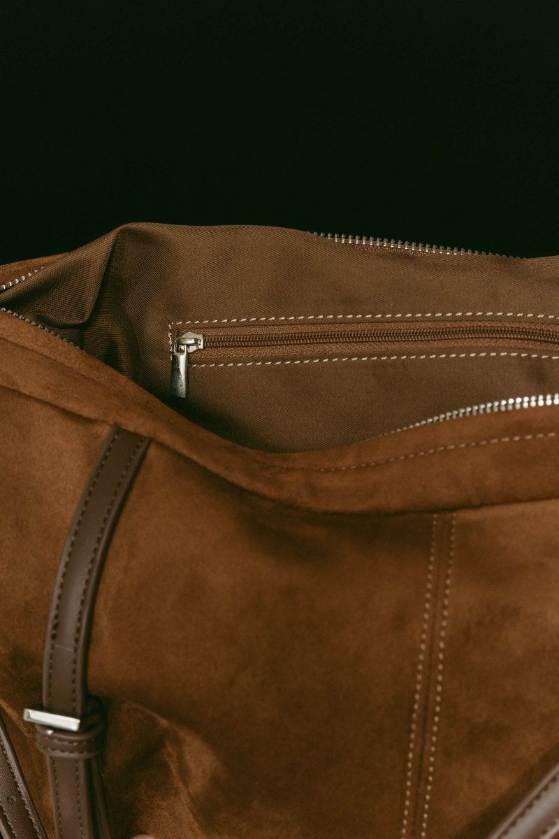 スエード ムーンバッグ (ブラウン) suede moon bag (Brown) / 26AW