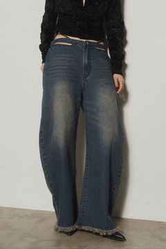 spaghetti denim pants / スパゲッティ デニムパンツ