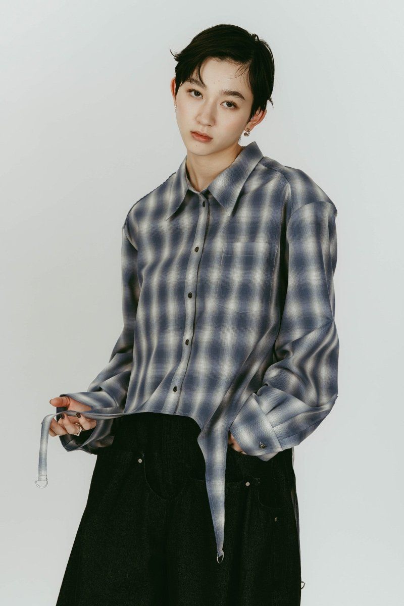 design overshirt (Blue) / デザインオーバーシャツ (ブルー) / 26SS