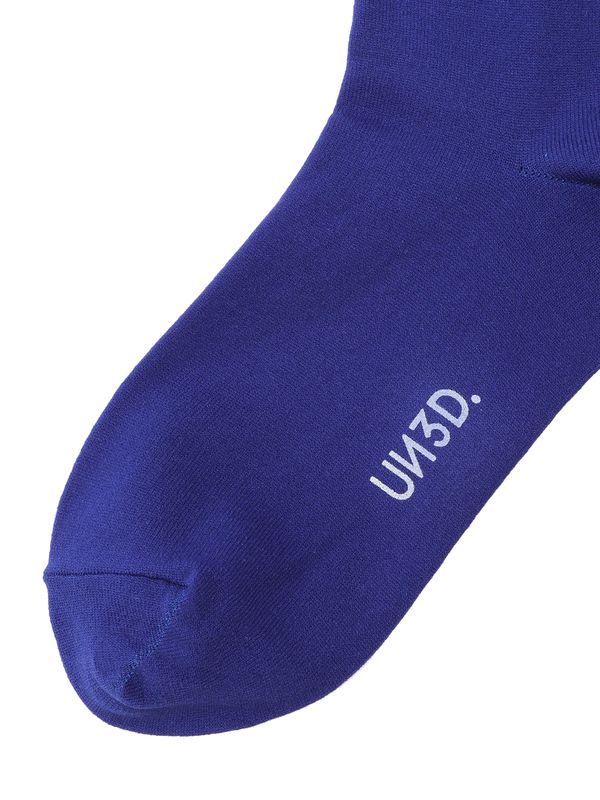 BI-COLOR BACK LINE SOCKS / バイカラーバックラインソックス (ブルー)