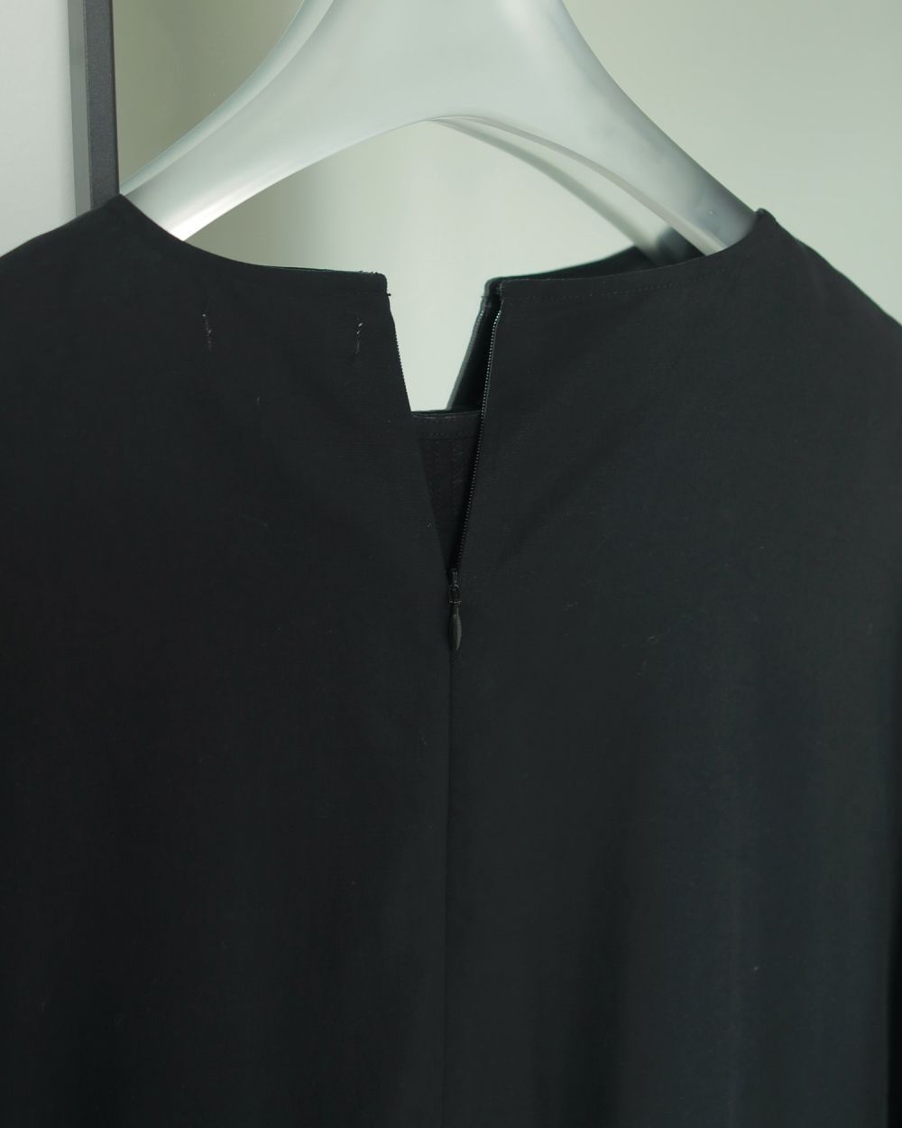 Cocoon Mini Onepiece / コクーン ミニワンピース (ブラック)
