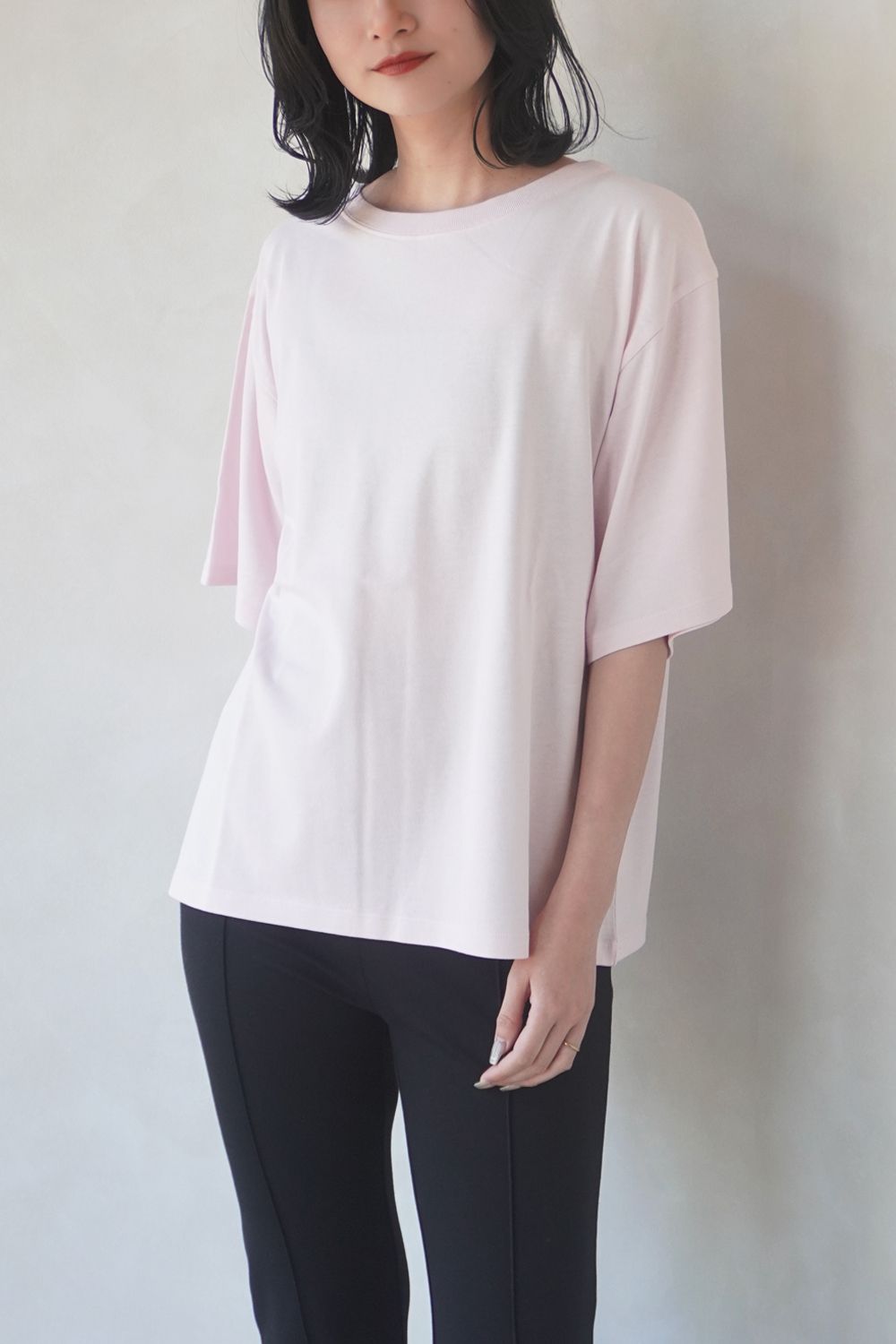 CASA FLINE - COTTON RELAX T-SHIRT / コットン リラックスTシャツ (ブラック) | Sir online ...