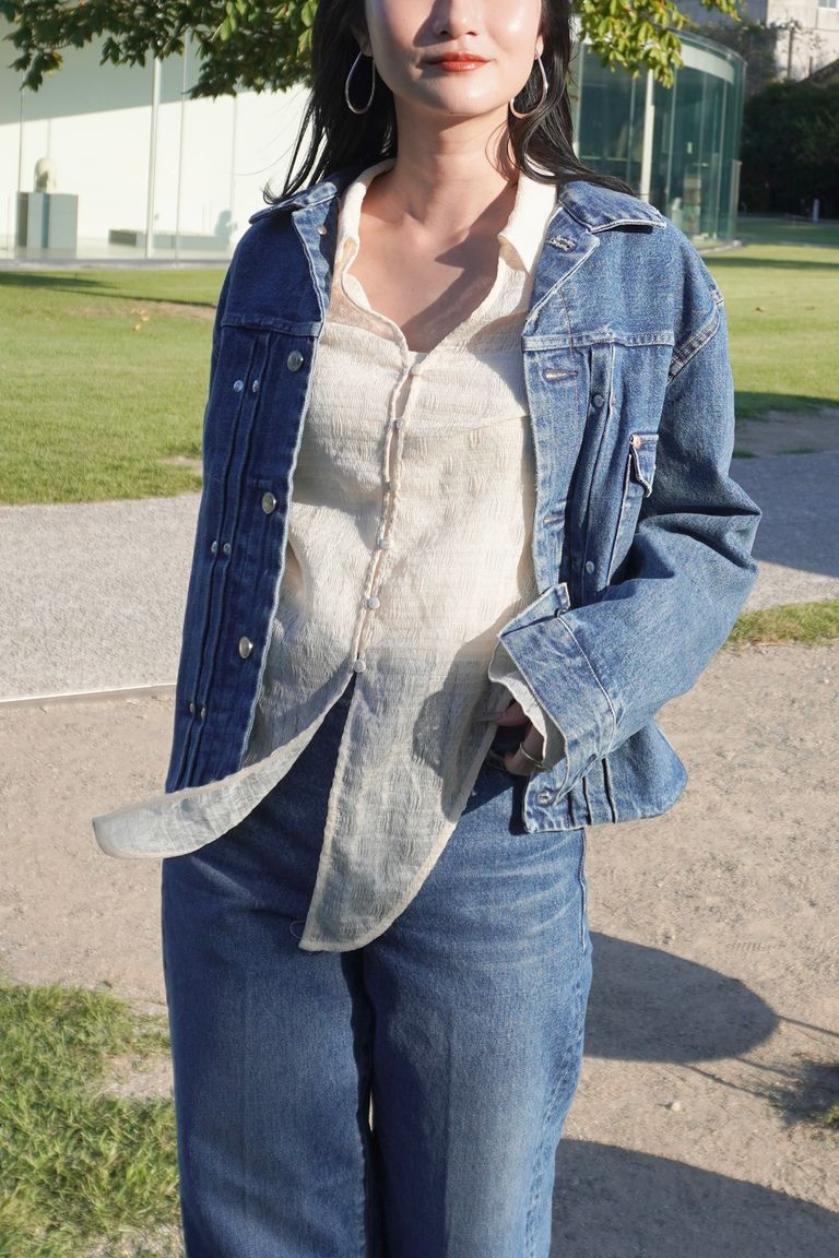 163cm 着用:XS 太陽光撮影