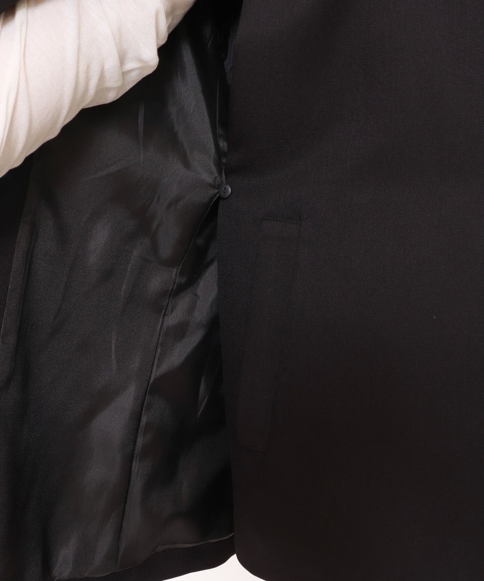 2WAY肩掛けテーラードジャケット (ブラック) Tailored Jacket (Black) / 26AW