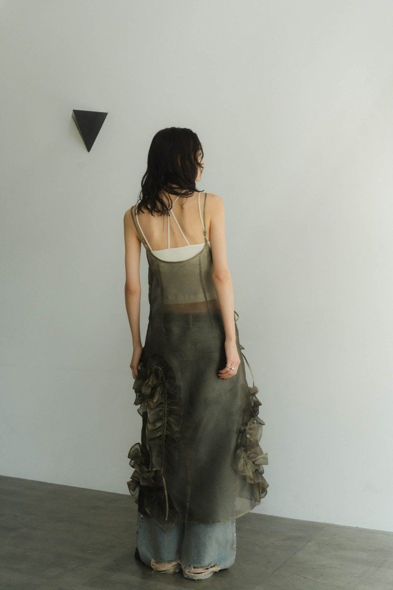 Knuth Marf - frill sleeves one piece / フリルスリーブ