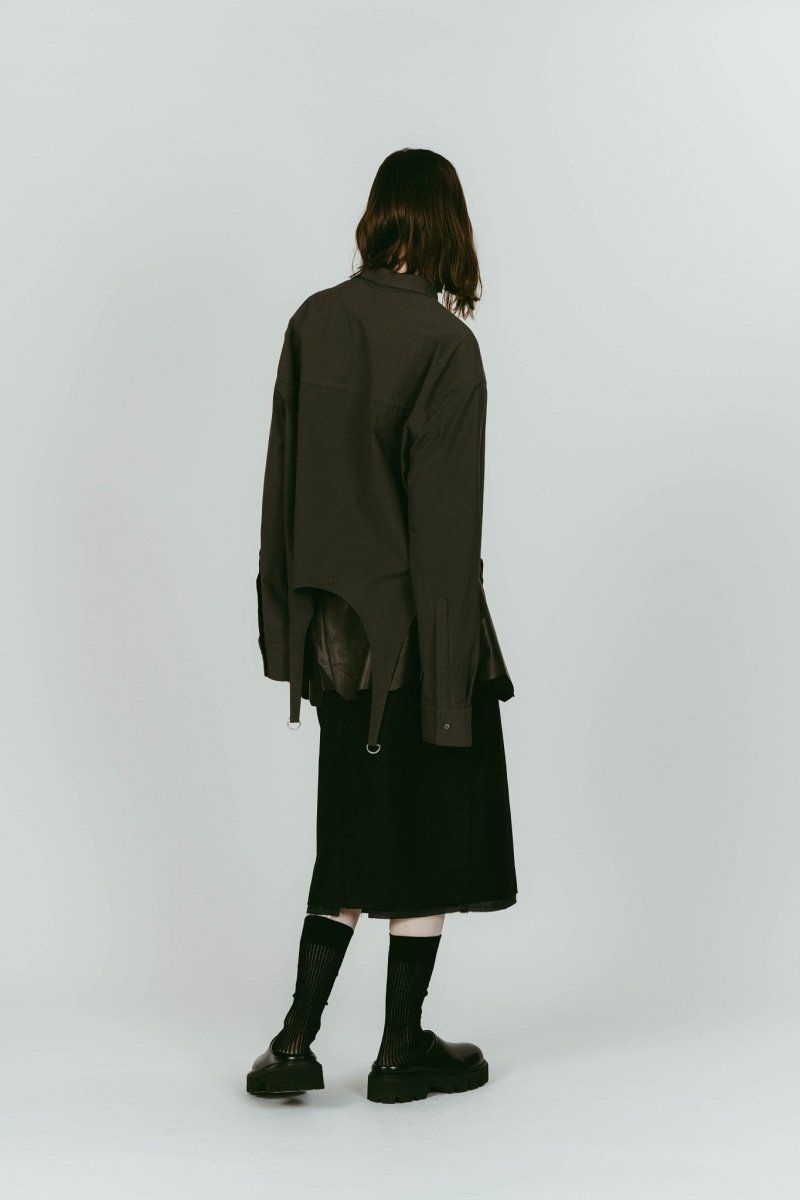 design overshirt (Green) / デザインオーバーシャツ (グリーン) / 26SS