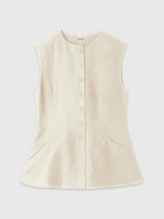 【25SS】TENCEL VEST / テンセルベスト (アイボリー)