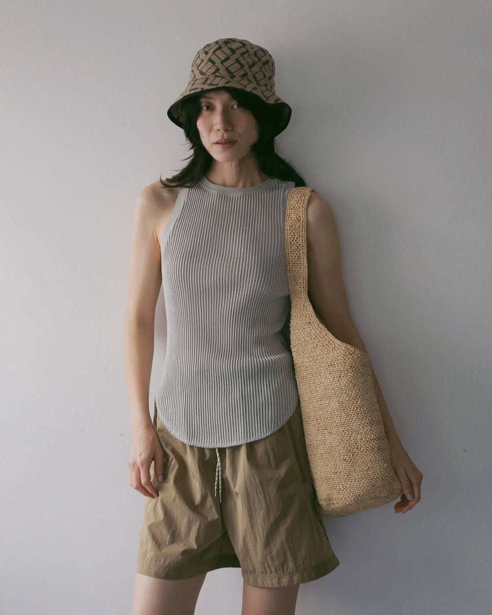 ナイロンハーフパンツ (ベージュ) Nylon Half Pants (Beige) / 27SS