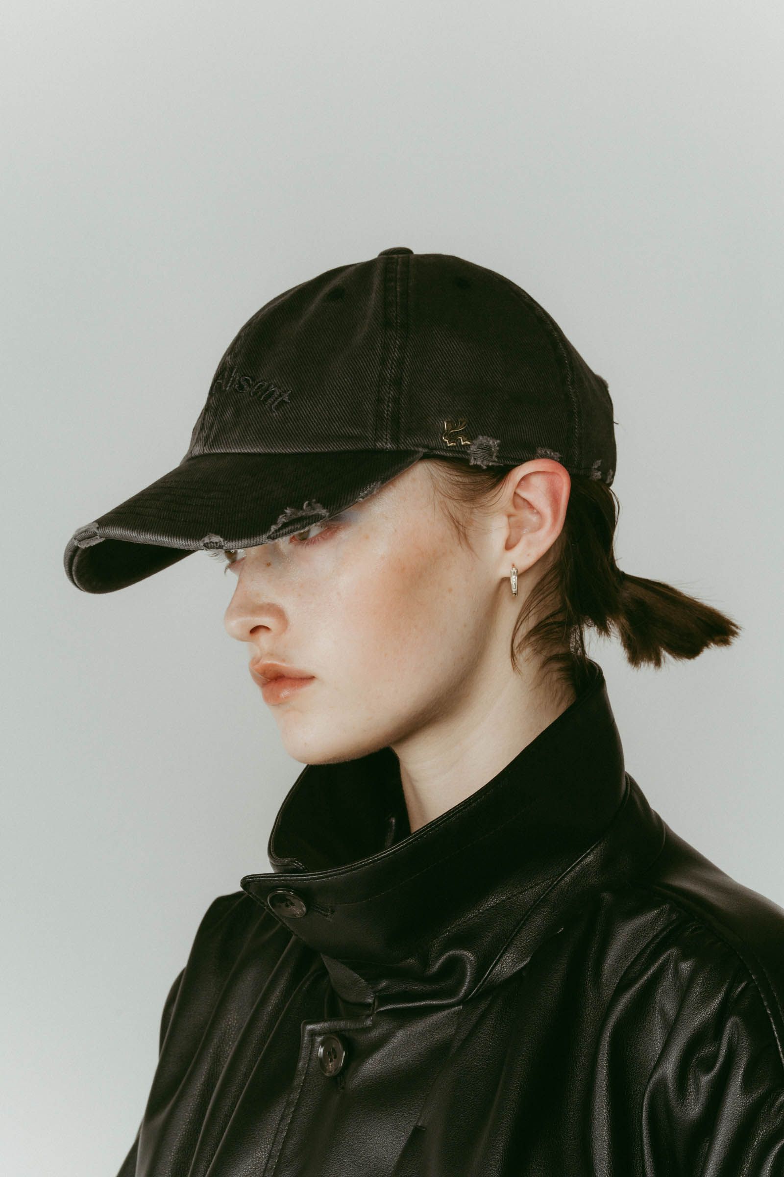 k motif damage cap / Kモチーフ ダメージキャップ (ブラック) / 25AW