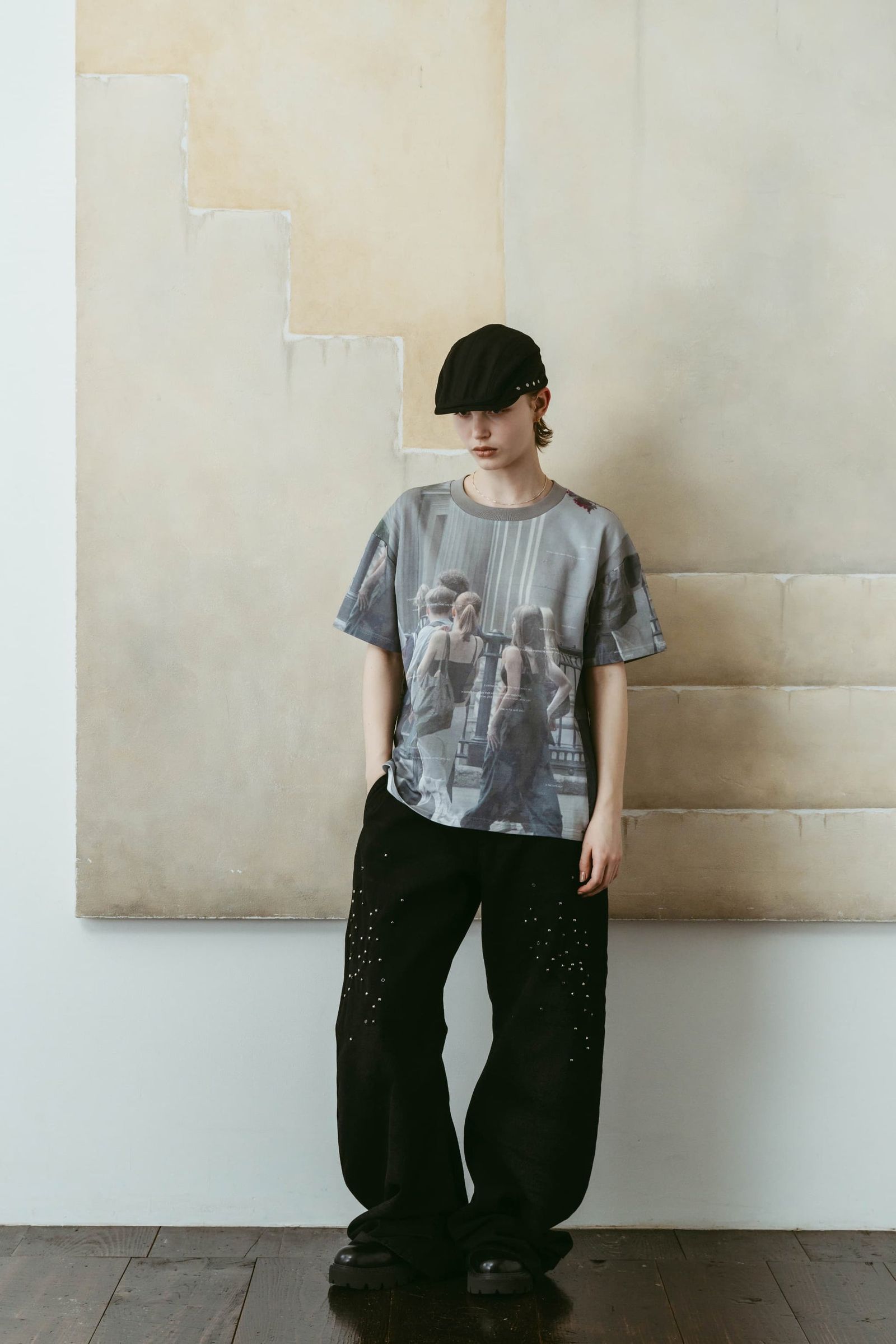 スクールグラフィック Tシャツ (ガールズ) school graphic tee(unisex) (Girls) /  26SS