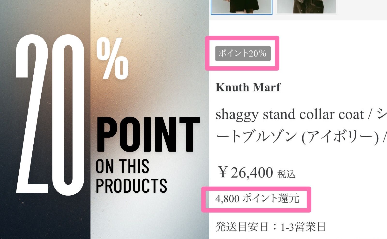 12月21日23:59まで期間限定ポイント20%還元