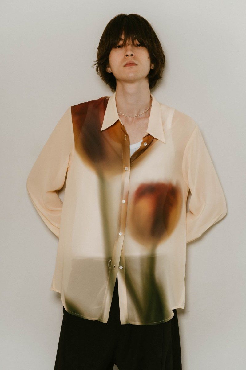 design sheer shirt/2color | KNUTH MARF