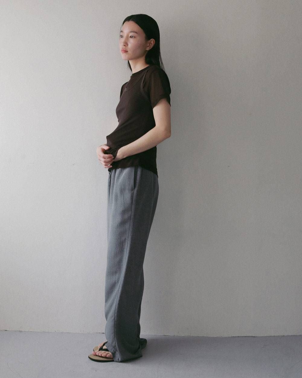 ドットジャガード ラフパンツ (アイスブルー) Dotjacquard Rough Pants (Iceblue) / 27SS