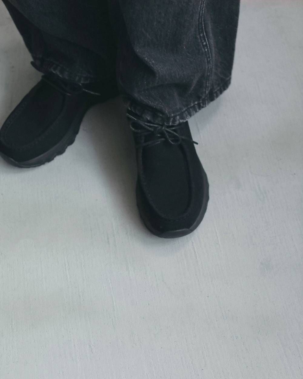 エコスエードモカシン (ブラック) Eco Suede Moccasin (Black) / 26AW 【6月29日まで期間限定予約】