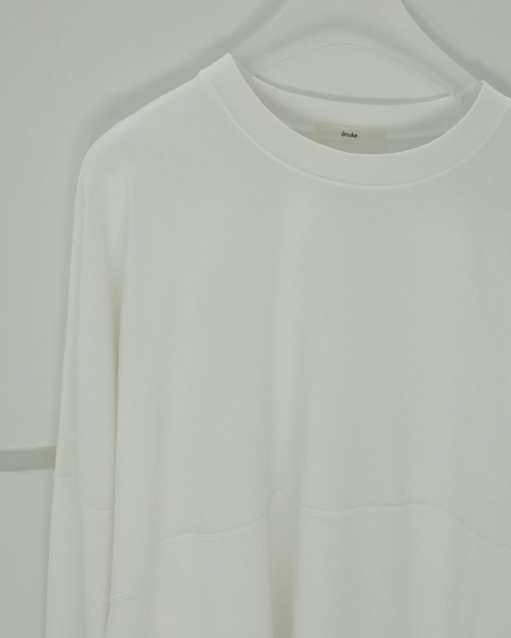 Pattern Big Long T-shirts / パターン ビッグ ロングスリーブTシャツ (ホワイト)