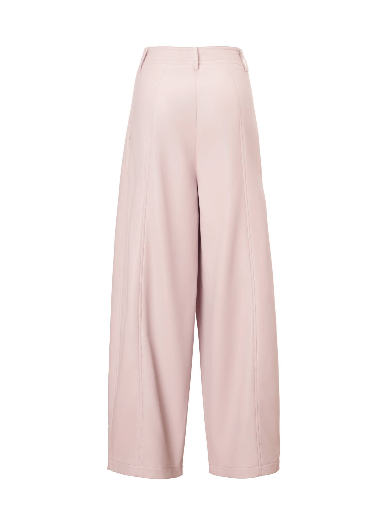 シンセティックレザーパンツ (ライラック) soft synthetic leather relaxed tuck PT (Lilac) /  26AW