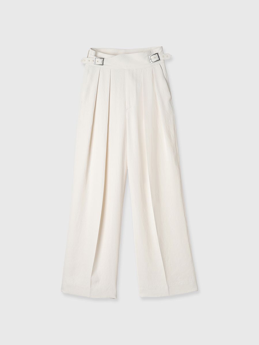 【25SS】ACETATE GURKHA PANTS / アセテート グルカパンツ (アイボリー)