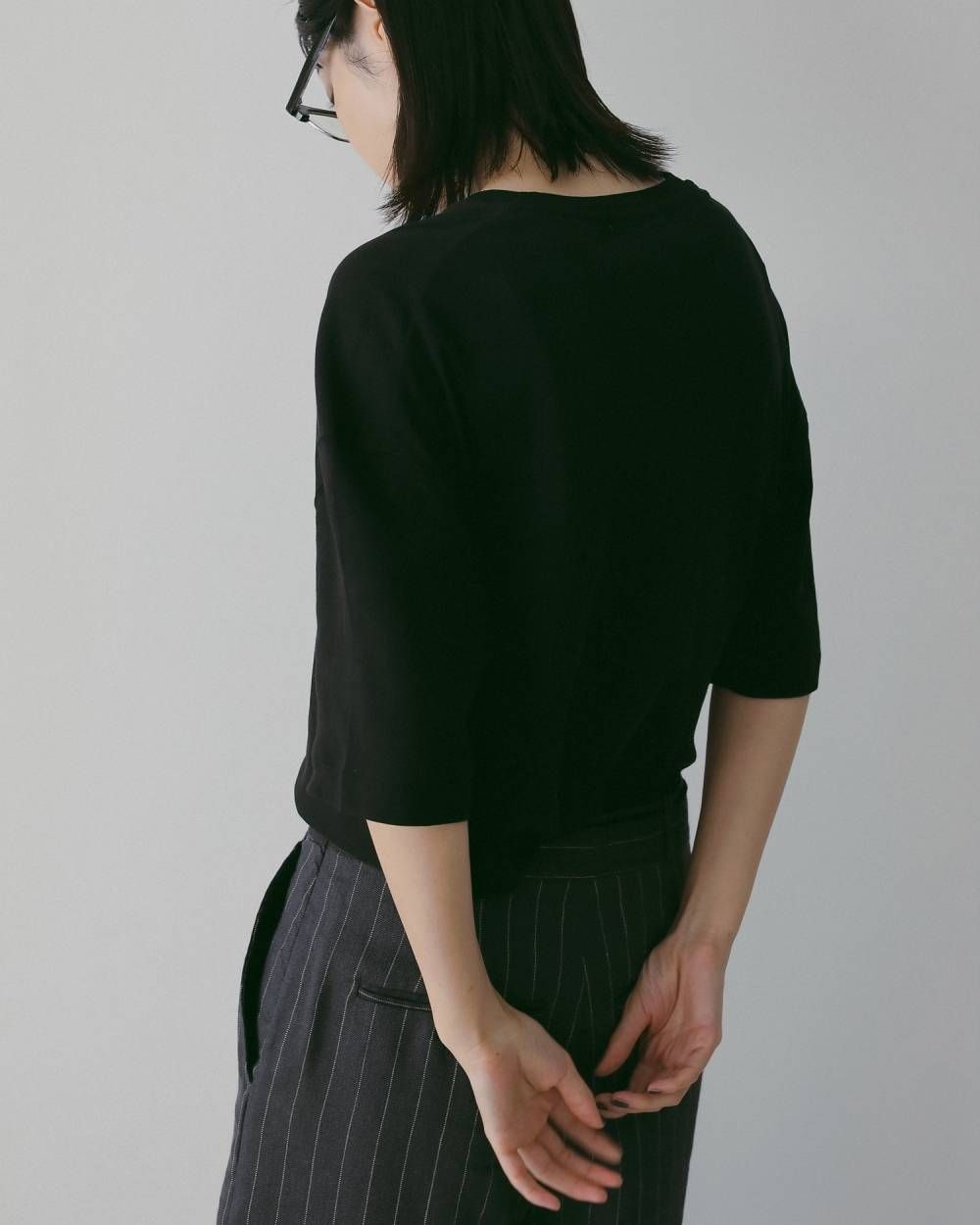 シアーオーバーTシャツ (ブラック) Sheer Over T-Shirts (Black) / 26SS