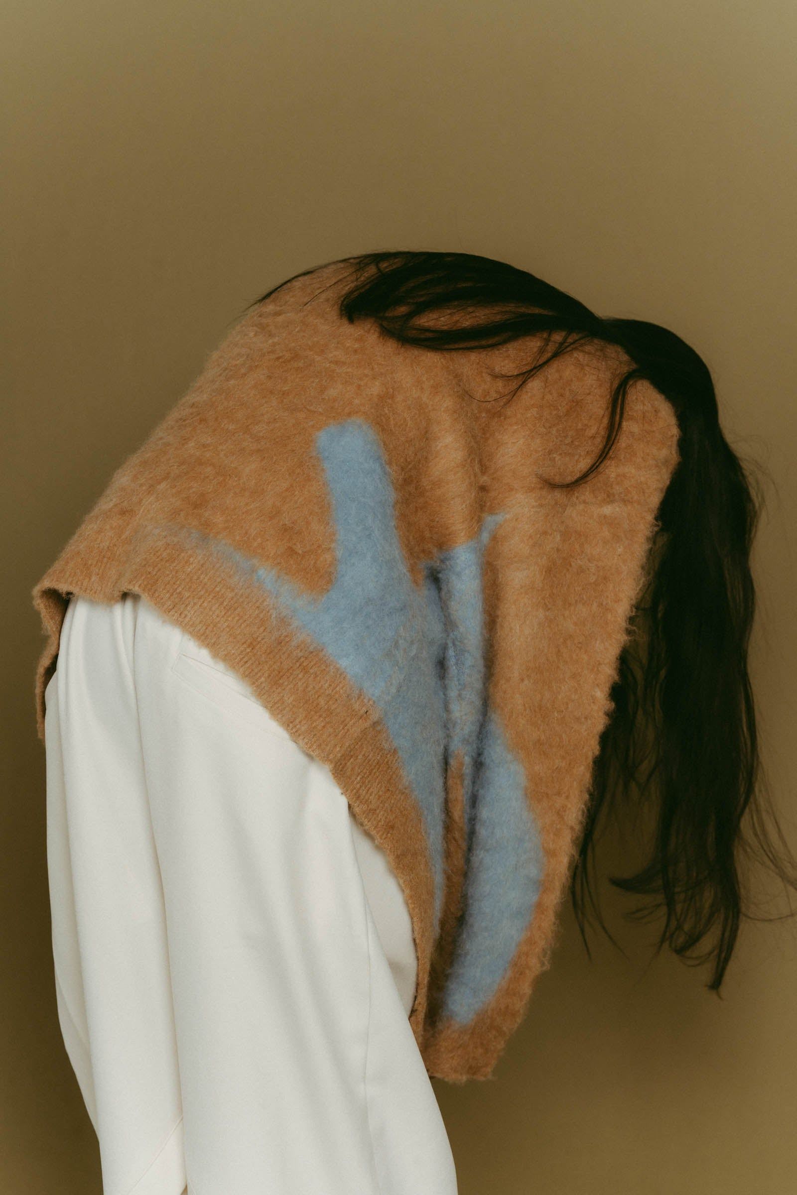 Vnack cardigan(unisex) / Vネックカーディガン (キャメル) / 25AW