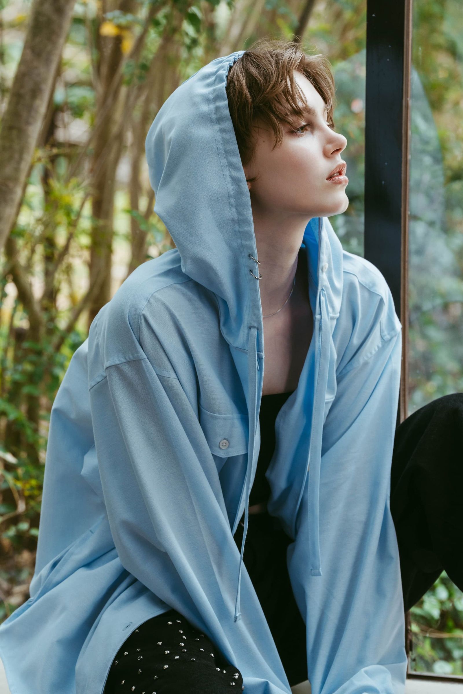 UVプロテクション フーディ (ブルー) UV protection hoodie(unisex) (Blue) /  26SS