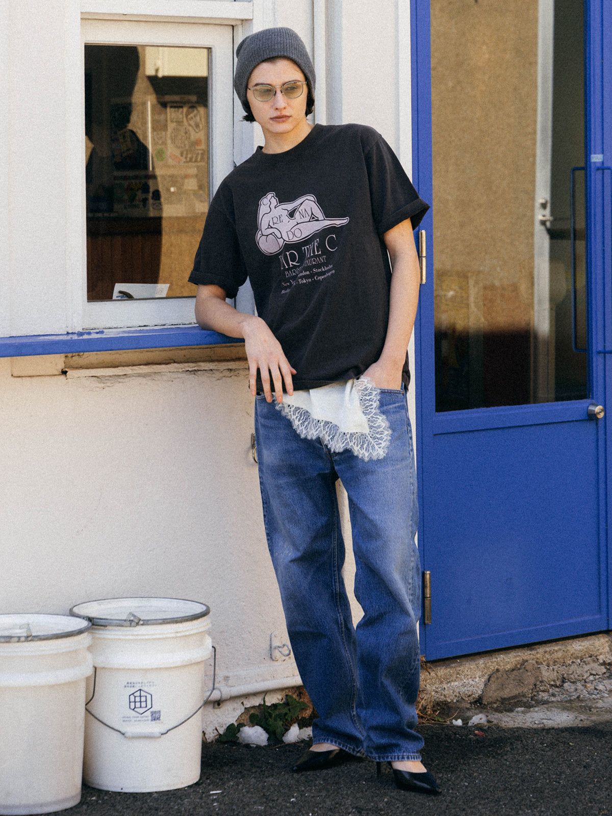 PARMANENT TEE (BAR THE C) / パーマネント Tシャツ (BAR THE C) / 26SS