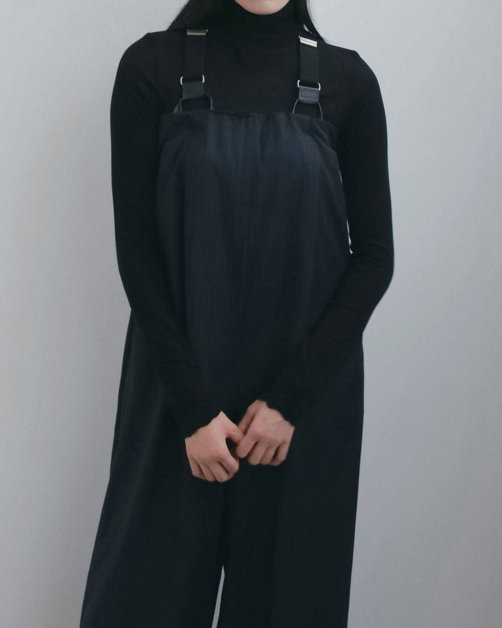 ストライプ ベアトップコンビネーション (ネイビー) Stripe Baretop Combinaison (ネイビー) / 26AW 【6月29日まで期間限定予約】