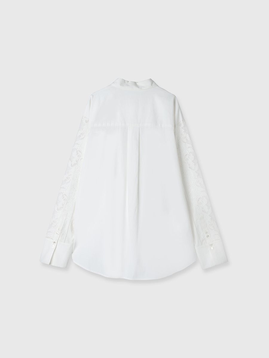 【25SS】EMBROIDERY SHIRTS / エンブロイダリー シャツ (ホワイト)